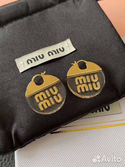 Серьги Miu Miu