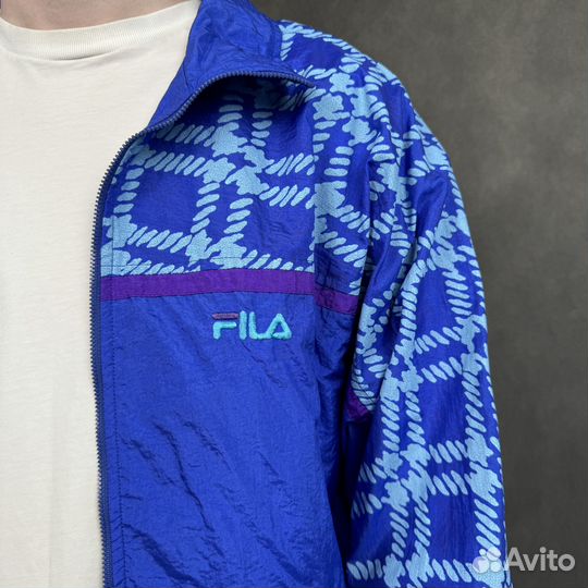 Винтажная олимпийка ветровка Fila Vintage