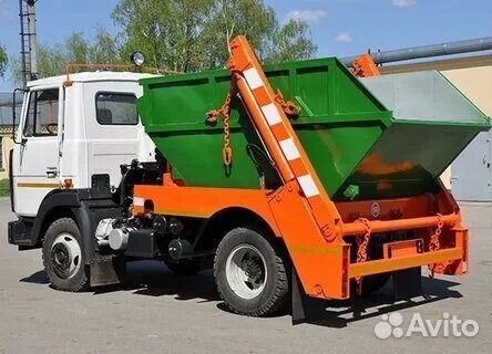 Вывоз мусора контейнером 8 м3