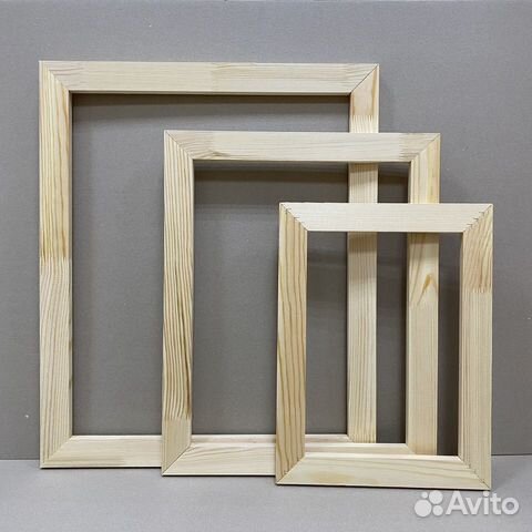 Подрамники для холста глухие и модульные