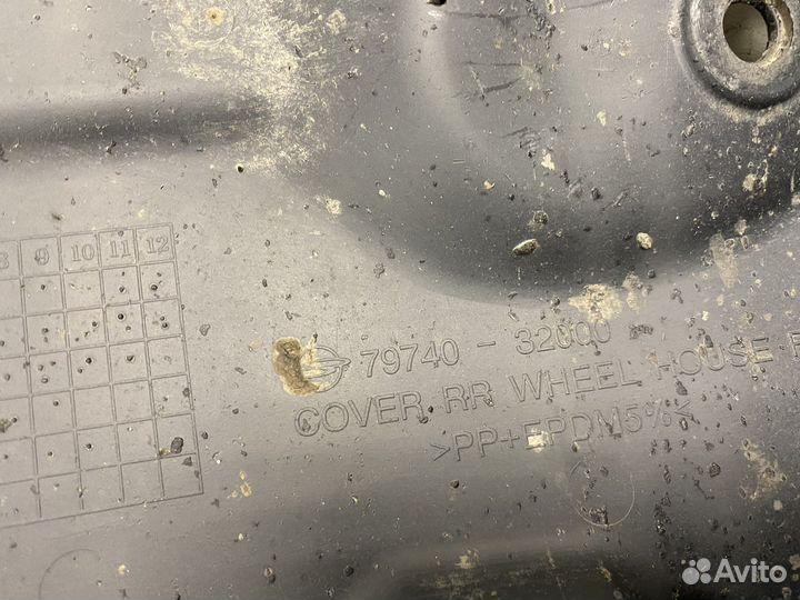 Подкрылок задний правый SsangYong Actyon Sports