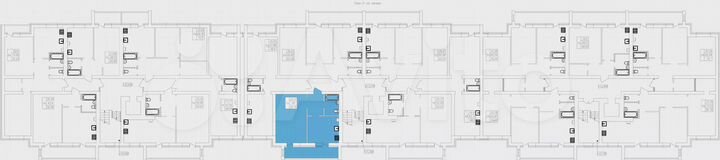 1-к. квартира, 52,8 м², 5/5 эт.