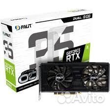 Видеокарта palit GeForce RTX 3050 dual OC 8G