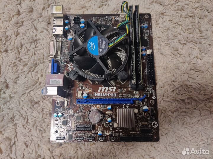 Комплект: Intel Core i3 4160/DDR3 12Gb/LGA 1150