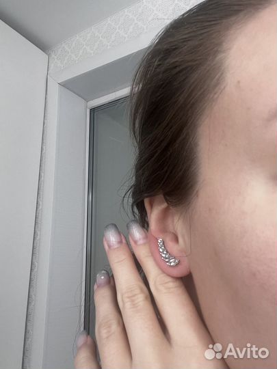 Серьги каффы