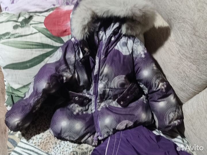 Зимний костюм для девочки 98