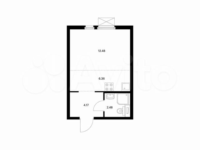 Квартира-студия, 25,5 м², 13/33 эт.
