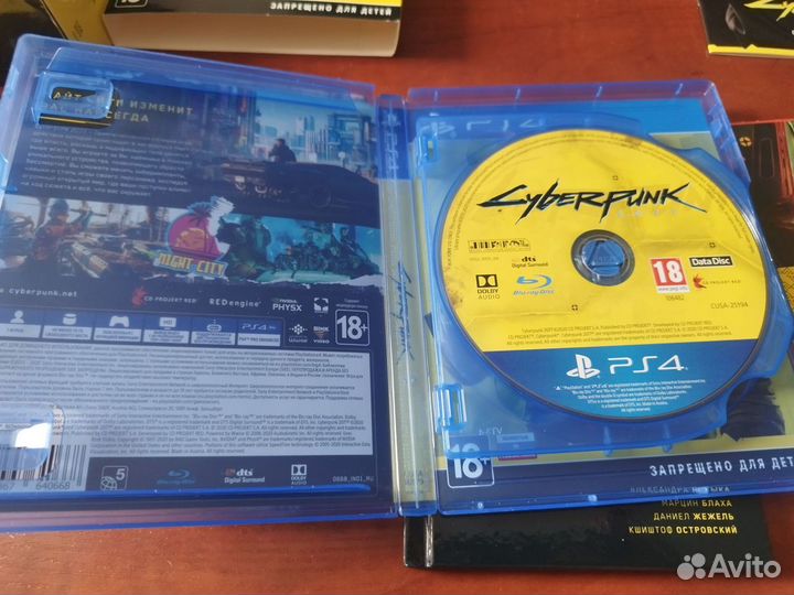 Cyberpunk 2077 ps4 издание steelbook + comicbook