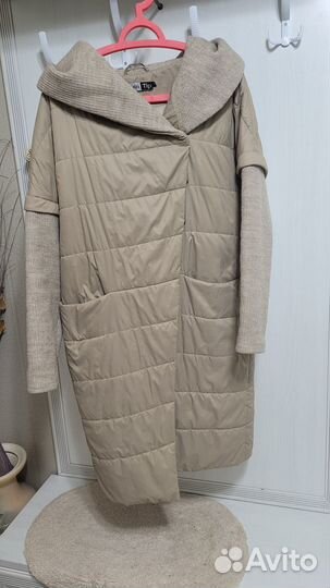 Тонкий пуховик женский 44-46