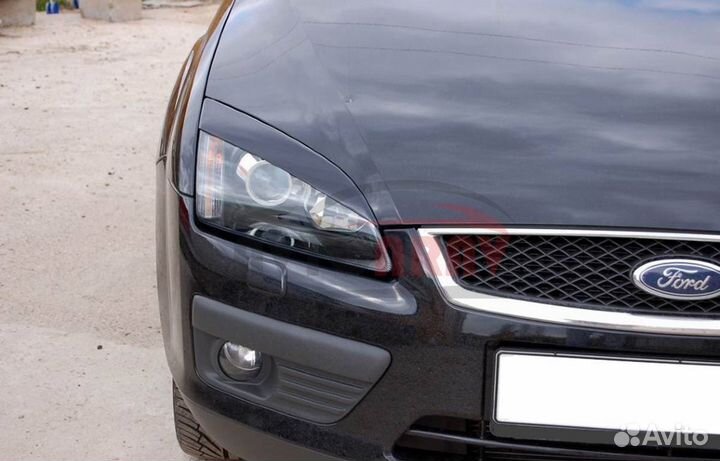 Реснички RS на фары для Ford Focus 2 (Дорест.)