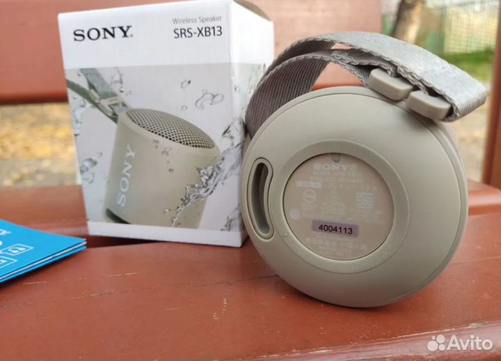 Колонка Sony SRS-XB13 серая