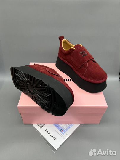 Кеды На Высокой Платформе Miu Miu Размеры 36-40