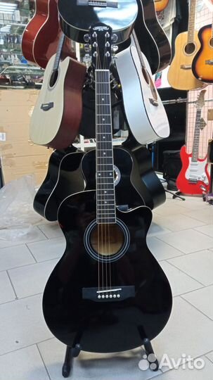 Гитара акустическая - caravan music HS-4010 BK Б/У