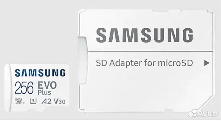 Карта памяти Samsung EVO Plus 256 гб class 10