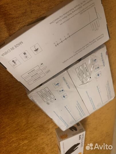 Перчатки нейлоновые одноразовые пачка 100шт