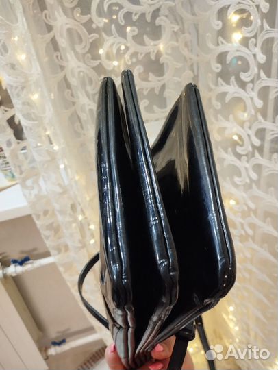 Сумка лакированная натуральная кожа mascotte