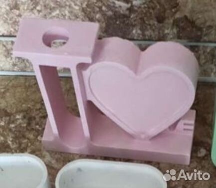 Молд Ваза love (без колб)