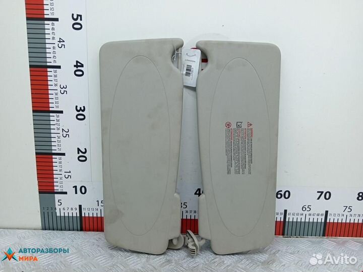 Козырек солнцезащитный Renault Kangoo рест. 2009