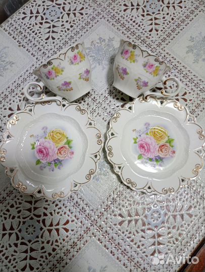 Коллекционная пара фарфор 2шт