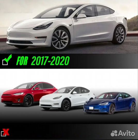 Крепление крючок зажим козырька Tesla 3