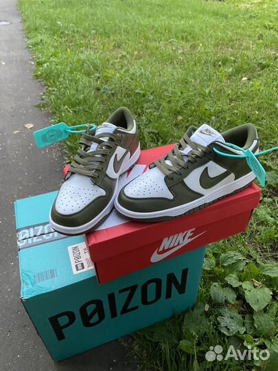 Nike Dunk Low medium Olive Оригинал