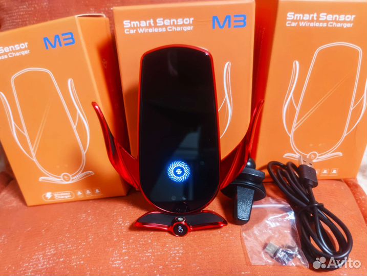 Держатель для телефона в машину сенсорный QiM3