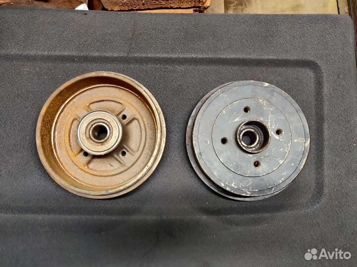 Задние тормозные барабаны на Renault Logan