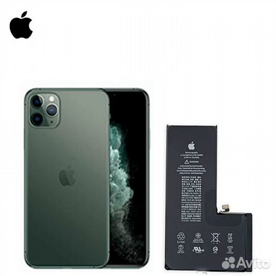 Замена аккумулятора батареи акб iPhone 11 pro max
