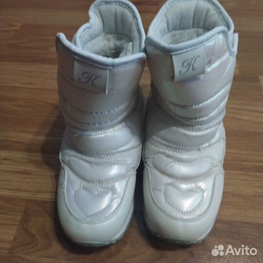 Сапоги зимние дутики для девочки 32 размер