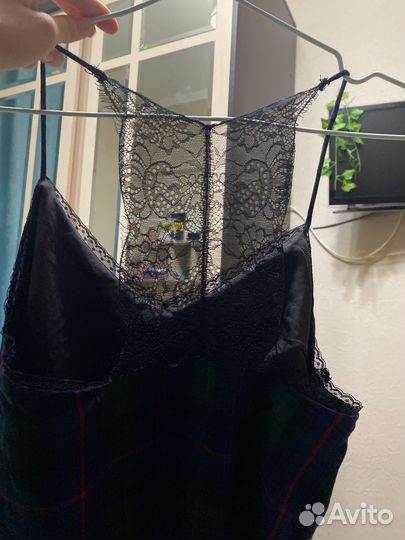 Платье zara В клетку S