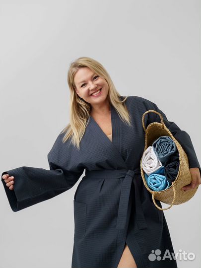 Халат банный вафельный Артикул 1509 - 1506