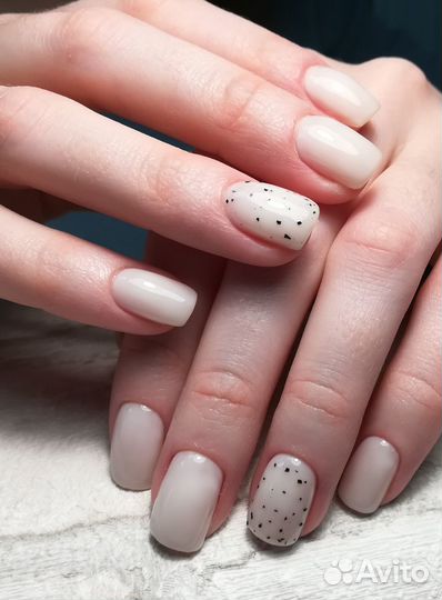 Маникюр Гель лак Берёзовая роща