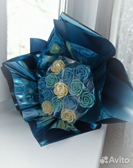 Букет из шоколадных цветов