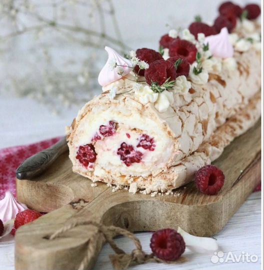 Меренговый рулет