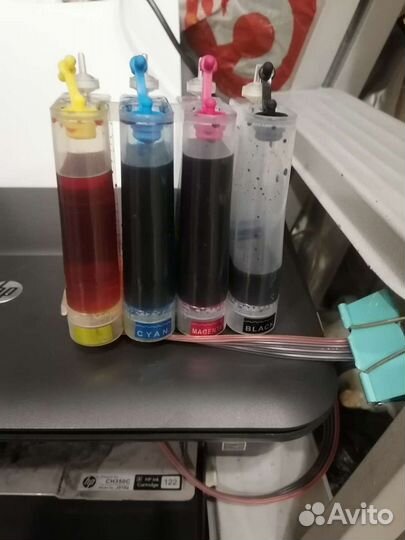 Мфу цветной HP 2050 с снпч