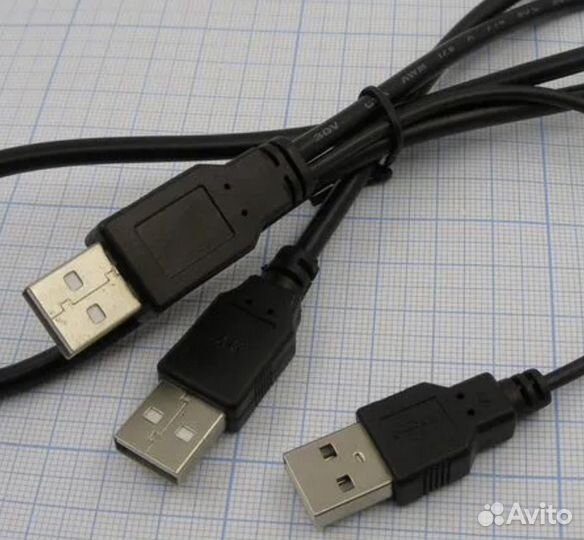 Шнур USB двойной