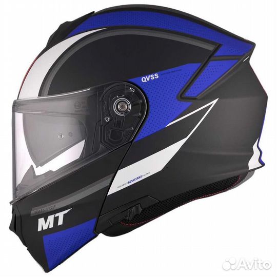 MT Helmets Genesis SV Cave modular helmet Синий (р