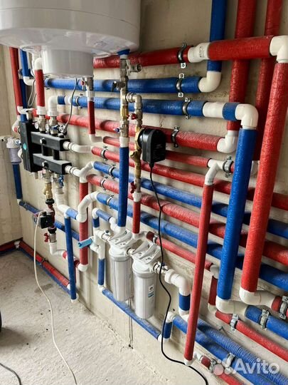 Монтаж систем отопления водоснабжения канализации