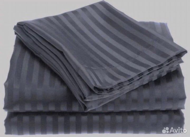 Постельное белье страйп сатин как в отеле