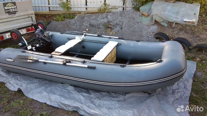 Лодка пвх 340 с мотором бу 3.5