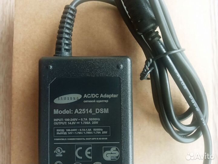 Блок питания для Samsung S27E390H (14V 1.79A)