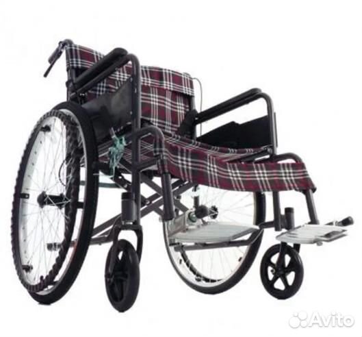 Облегченное кресло-коляска с дышащей тканевой обив