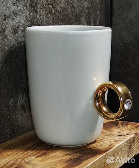 Кружка с кольцом 250 мл, новая