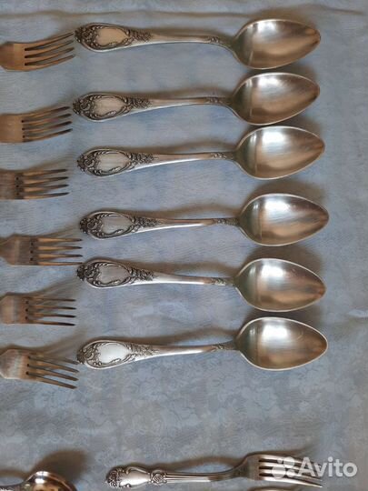 Столовые приборы мельхиор СССР