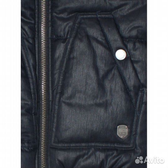 Antony Morato Куртка синяя с коричневыми кожаными