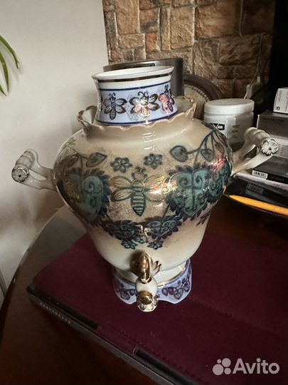 Фарфоровый самовар