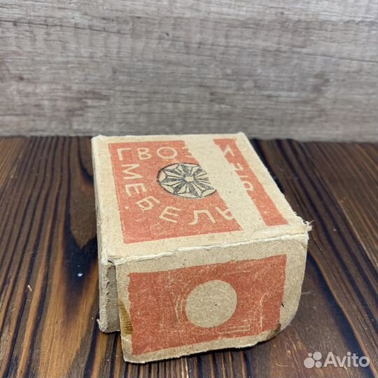 Винтажная Коробка Гвоздей СССР Ретро