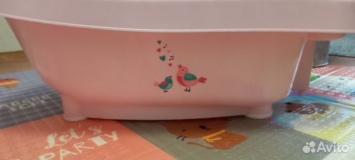 Ванночка для купания с термометром