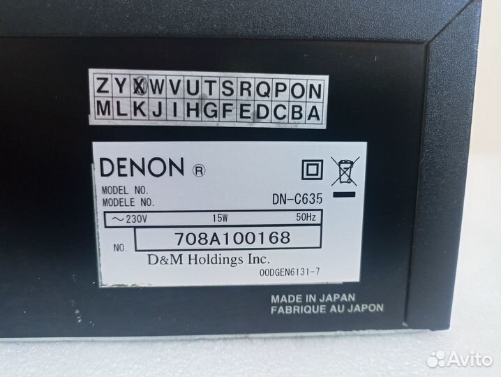 Denon DN-C635 CD/MP3 проигрыватель. Japan