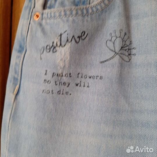 Джинсы на девочку 42 размер